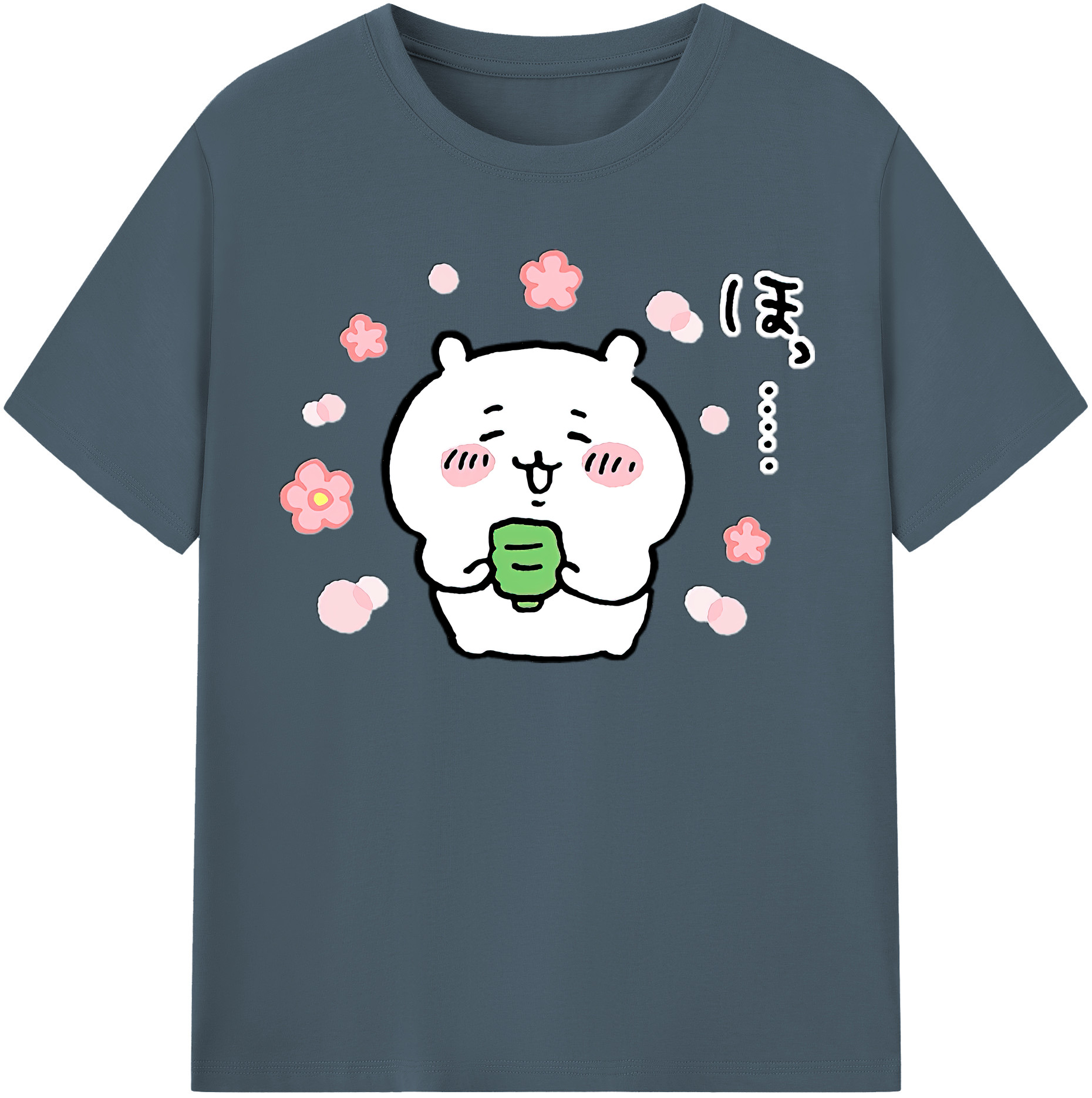 （画像用） ちいかわ ちいかわ Chii-kawa chiikawa 綿100％半袖Tシャツ（フロントプリント）